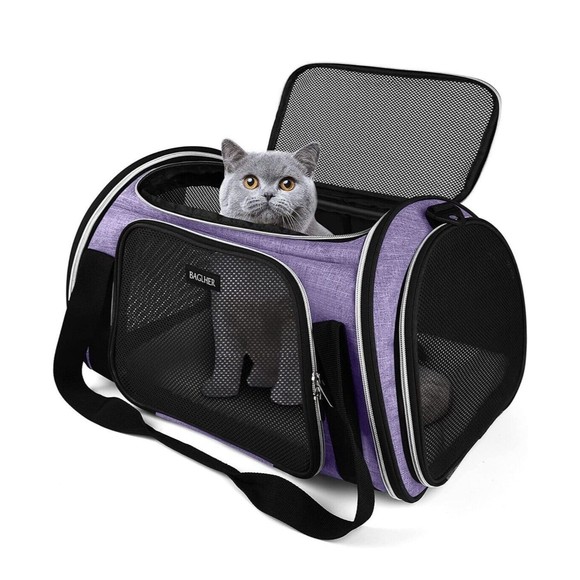 BAGLHER Pet Travel Carrier, Cat Carriers Dog Carrier for Small Medium Cat Or Dog - Picture 1 of 12